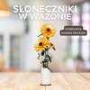 Klocki plastikowe QBI Słoneczniki w wazonie 1081283 Materiał Plastik