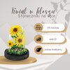 Klocki plastikowe QBI Słonecznik w kloszu 1081382 Miasto Domaniew