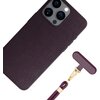 Smycz do telefonu 3MK EasyClip Elite Bordowy Rodzaj Smycz