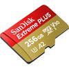 Karta pamięci SANDISK Extreme Plus microSDXC 256GB + Adapter Klasa prędkości UHS-I / U3
