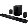 Soundbar TCL Q85HE Czarny 7.1.4-kanałowy, Bezprzewodowy Subwoofer, Wi-Fi, BT, AirPlay2, HDMI eARC, Dolby Atmos, DTS:X Moc całkowita [W] 860