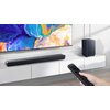 Soundbar TCL S55HE Czarny 2.1-kanałowy, Bezprzewodowy Subwoofer, Bluetooth, HDMI eARC, Dolby Atmos, DTS Virtual:X Dekodery dźwięku Dolby Digital Plus
