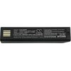 Czarny akumulator litowo-jonowy z oznaczeniami: "Model No.: CS-HY3820BX", "Part No.: 100000495, S-L-0526-E, 013283", "Rating: 3.7VDC, 3400mAh / 12.58Wh", oraz ostrzeżeniami dotyczącymi użytkowania i bezpieczeństwa. Widoczne jest logo "Cameron Sino" oraz n