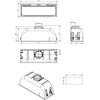 Okap FALMEC Grupa Silnikowa Plus 70 Inox 575m3/h 64dB klasa A Szerokość [cm] 76.9