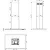 Okap FALMEC Lumen Isola 90 Inox Szerokość [cm] 90