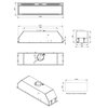 Okap FALMEC Grupa Silnikowa Plus 105 Inox 575m3/h 64dB klasa A Timer Szerokość [cm] 105.3