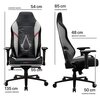 Fotel SUBSONIC Iconic SA5626-1 Assassin's Creed Czarno-Biały Podświetlenie RGB Nie