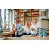 Robot kuchenny BABYMOOV Nutribaby Glass 4w1 A001132 Zielony Funkcje dodatkowe 2 oddzielne pojemniki
