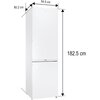 Lodówka CANDY CNCQ2T518EW No frost 182.5cm Biała Circle Fresh Funkcje dodatkowe 2 regulowane nóżki
