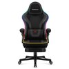 Fotel HUZARO Force 4.6 RGB Czarny Regulowane oparcie Tak