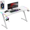 Biurko gamingowe HUZARO Hero 3.3 RGB Biały Uchwyty Uchwyt na słuchawki