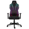 Fotel HUZARO Combat 6.2 RGB Czarny Regulacja podłokietników Góra - dół