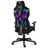 Fotel HUZARO Combat 6.2 RGB Czarny Podnóżek Nie