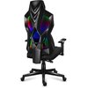 Fotel HUZARO Combat 6.2 RGB Czarny Funkcja bujania Nie