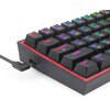Klawiatura REDRAGON Fizz Pro K616-RGB Komunikacja z komputerem Bezprzewodowa