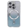 Etui TECTO SHIELD SparkleFlex Mag do Apple iPhone 15 Pro Srebrny Gradient Seria telefonu iPhone
