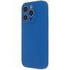 Niebieskie etui na telefon z trzema okrągłymi wycięciami na aparaty oraz dodatkowymi otworami na lampę błyskową i mikrofon. Na boku etui znajdują się dwa przyciski.