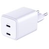 Ładowarka sieciowa 3MK Hyper Charger PD 45W Biały Rodzaj złącza USB-C - 2 szt.