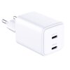 Ładowarka sieciowa 3MK Hyper Charger PD 45W Biały Kabel w zestawie USB-C - USB-C