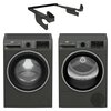 Pralka BEKO B3WFU59415MPBS B300 9kg 1400 obr SteamCure Manhattan Gray A + Suszarka BEKO B5T692343MPB BPRO500 9kg Manhattan Gray IronFinish + Łącznik BEKO Psk Manhattan Gray N
