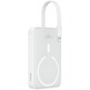Powerbank BASEUS Magnetic Mini 10000mAh 20W Biały + Kabel Lightning