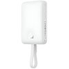 Powerbank BASEUS Magnetic Mini 10000mAh 20W Biały + Kabel Lightning Typ ładowania Power Delivery