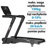 Bieżnia elektryczna YORK FITNESS T520 1839W 20 km/h