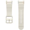 Pasek SAMSUNG Sport Band do Galaxy Watch 4/5/6/7 (20mm) Kremowy Materiał TPU