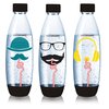 Saturator SODASTREAM Terra Czarny + Butelka SODASTREAM Hipster (3 sztuki) + Syropy SODASTREAM Lipton Ice Tea Cytryna, Ice Tea Zielona Herbata 2 x 440 ml Wskaźnik stopnia nasycenia wody CO2 Nie