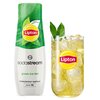 Saturator SODASTREAM Terra Czarny + Butelka SODASTREAM Hipster (3 sztuki) + Syropy SODASTREAM Lipton Ice Tea Cytryna, Ice Tea Zielona Herbata 2 x 440 ml Wydajność [l] 60