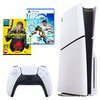 Konsola SONY PlayStation 5 Slim + Top Spin 2K25 Gra PS5 + Cyberpunk 2077 Fan Bundle Pack Gra PS4