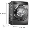 Pralko-suszarka BOSCH WNC254ARPL System kontroli piany Tak