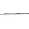 Zdjęcie przedstawia trzy segmenty wędki w ciemnym kolorze, ułożone równolegle do siebie. Na środkowym segmencie widoczny jest napis "MIKADO Katsudo Slim Distance Feeder 3.60m / 0-120g".
