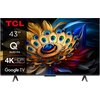 Telewizor TCL 43C69B 43" QLED 4K Google TV HDMI 2.1 Dolby Vision Dolby Atmos Android TV Tak
