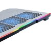 Podstawka chłodząca MOZOS LS6-RGB Kolor Srebrny