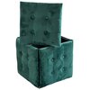 Pufa GO GIFT Puf 5w1 Zielony Materiał Płyta wiórowa