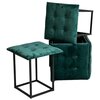 Pufa GO GIFT Puf 5w1 Zielony Materiał Stal