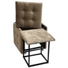 Pufa GO GIFT Puf 5w1 Cappuccino Materiał Welur