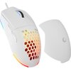 Mysz RAMPAGE Blink Biały Interfejs USB