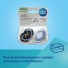 Smoczek CANPOL BABIES Light touch 0-6 m Symetryczny Różowo-złoty (2 sztuki) Cechy Zapewnia swobodne oddychanie i połykanie śliny