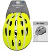 Kask rowerowy VÖGEL VKA-910MTS Limonkowy dla Dzieci (rozmiar S) Materiał skorupy Poliwęglan