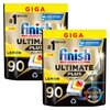 Kapsułki do zmywarki FINISH Powerball Ultimate Plus All in 1 Lemon - 2 x  90 szt.