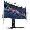 Monitor GIGABYTE MO34WQC 34" QD-OLED 3440x1440px 175Hz 0.03 ms [GTG] Curved Przeznaczenie Dla gracza