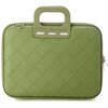 Torba na laptopa BOMBATA Intrecciato 13-14 cali Zielony
