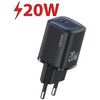 Ładowarka sieciowa USAMS CC248 20W Czarny