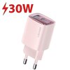 Ładowarka sieciowa USAMS CC229 30W Różowy