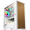 Obudowa VETENI Woody VT-WOODY-01WH Biały Standard płyty głównej microATX