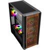 Obudowa VETENI Woody VT-WOODY-01BK Czarny Przyciski i regulatory Power