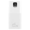 Powerbank USAMS PB68 30000 mAh 65W + Kabel USB-C - USB-C 100W Biały Prąd wyjściowy [A] 1.5