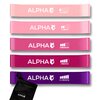 Zestaw gum do ćwiczeń ALPHA Mini Band Różowy MB-02 Długość [cm] 30
